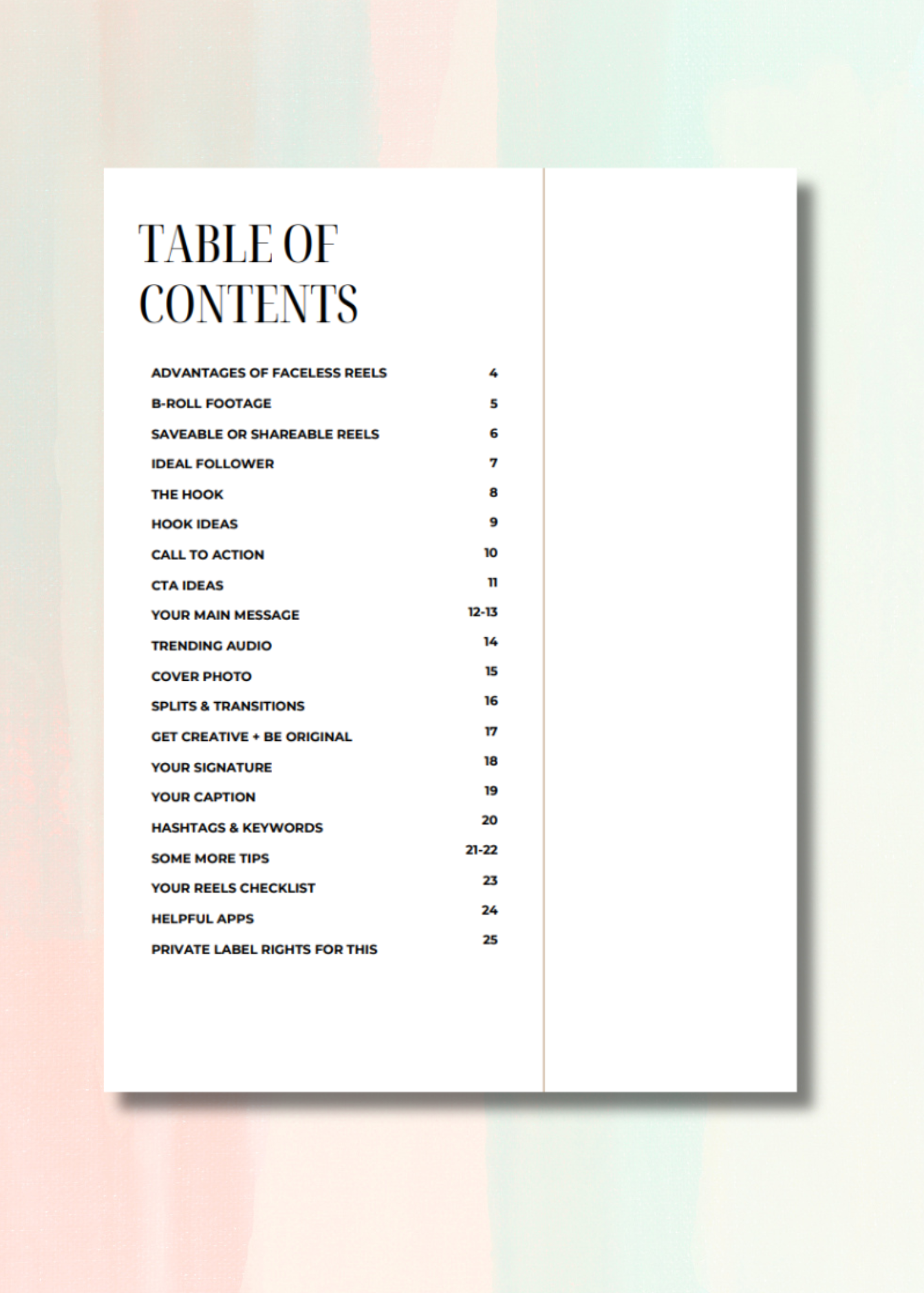 FACELESS MARKETING MRR E-Book